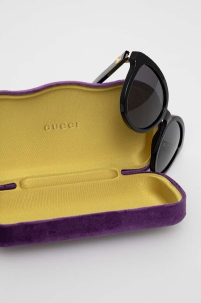 Black sunglasses with case